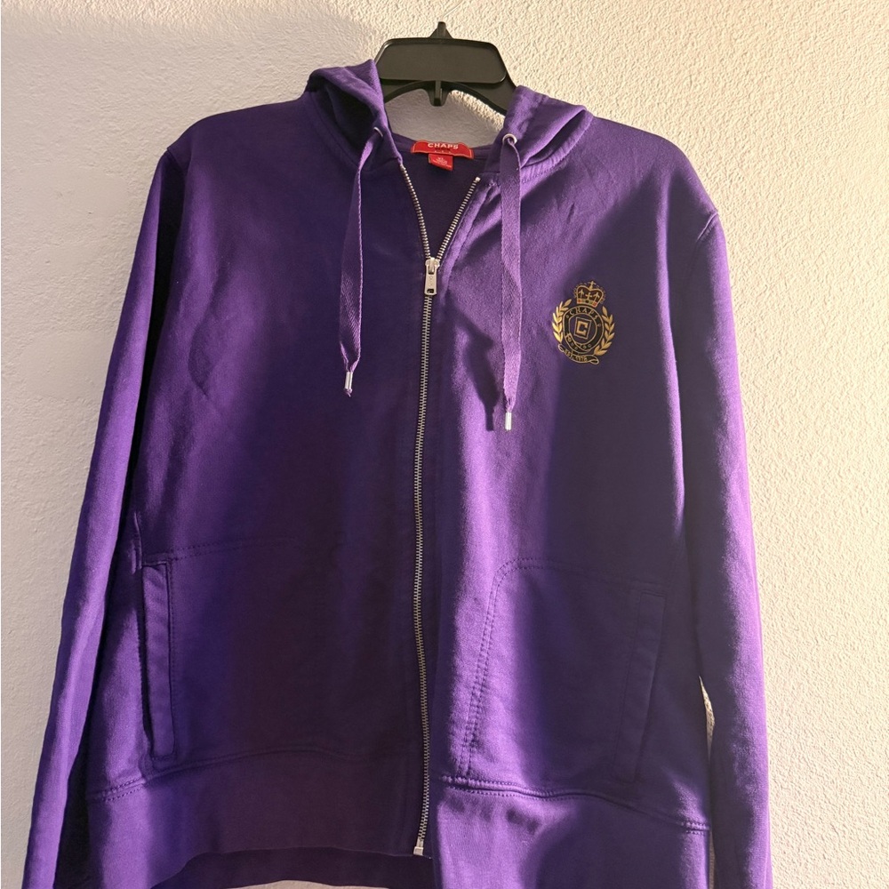 Vintage Chaps‎ Deep Purple Zip-Up Jacket